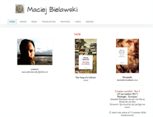 Tablet Screenshot of maciejbielawski.com